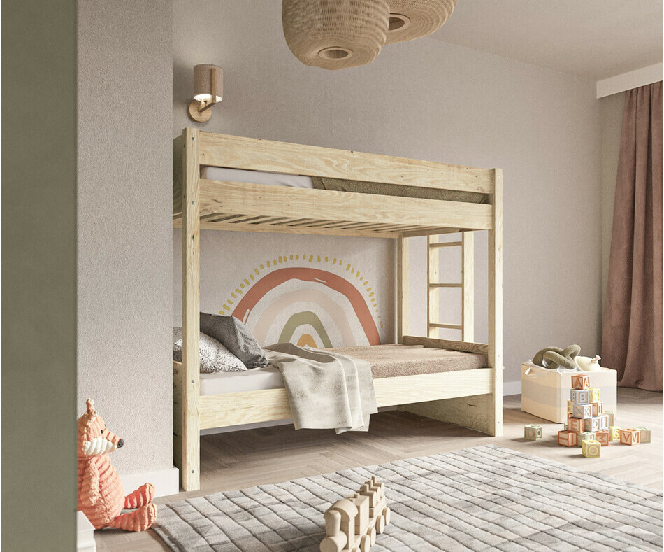 Lit superpos enfant Yudi bois 90x190