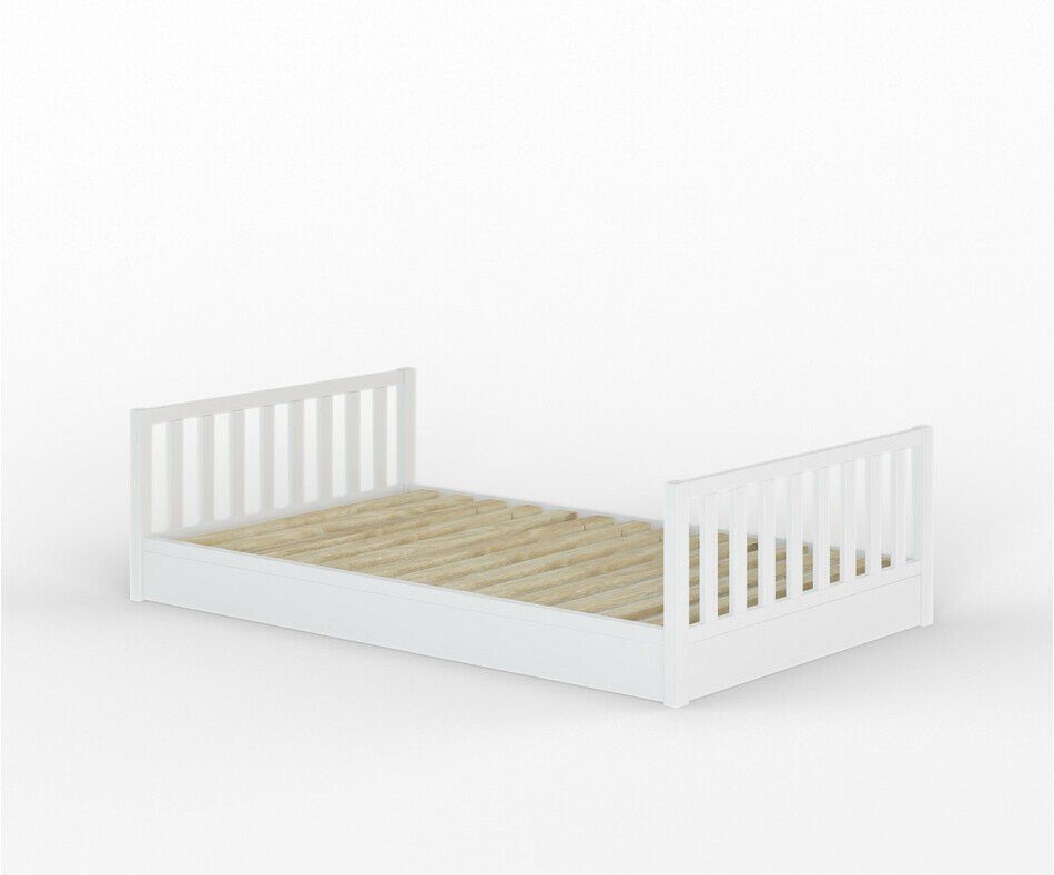 Lit enfant Montessori Capao au sol 90x190 blanc Lit enfant Montessori Capao au sol 90x190 blanc