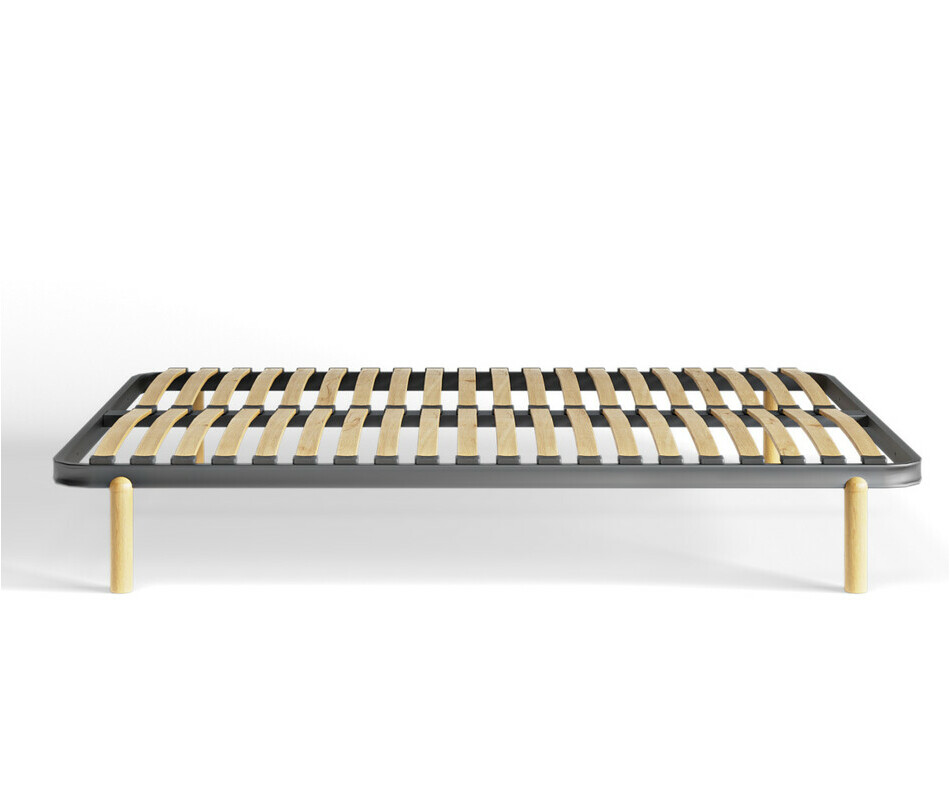 Lit ado Omly avec matelas vue de ct
