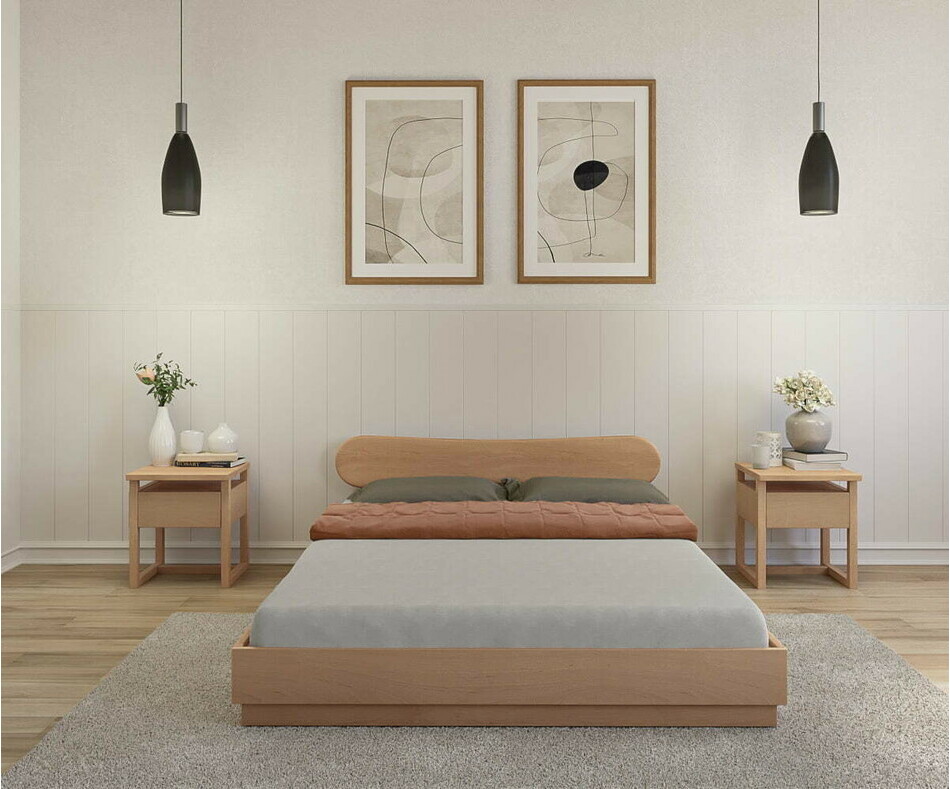 Lit ado Hino avec tte de lit Wika assure style et qualit pour la chambre