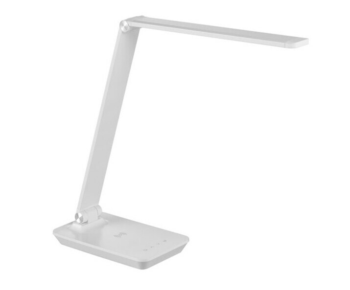 Lampe  Poser Lyse coloris blanc est  la fois solide et lgante