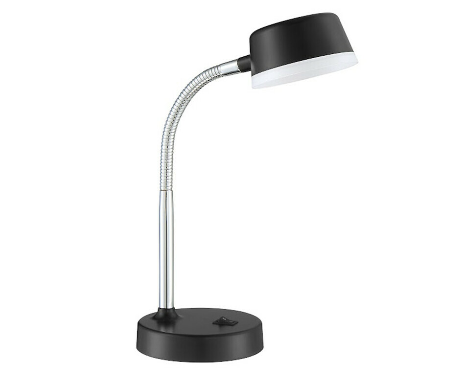 Lampe  Poser Orientable Inna coloris noir assure une touche de modernit et dlgance