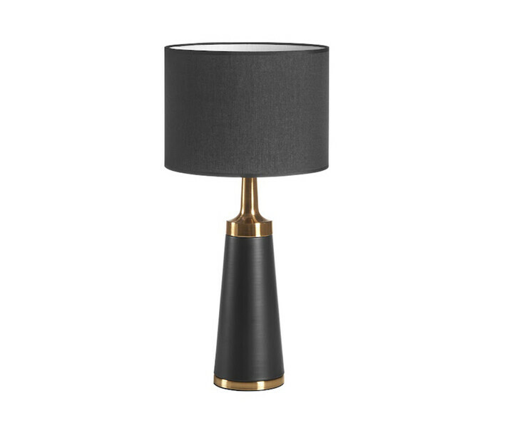 Lampe  Poser Galien coloris noir constitue un vritable lment dco tout en assurant un clairage dambiance