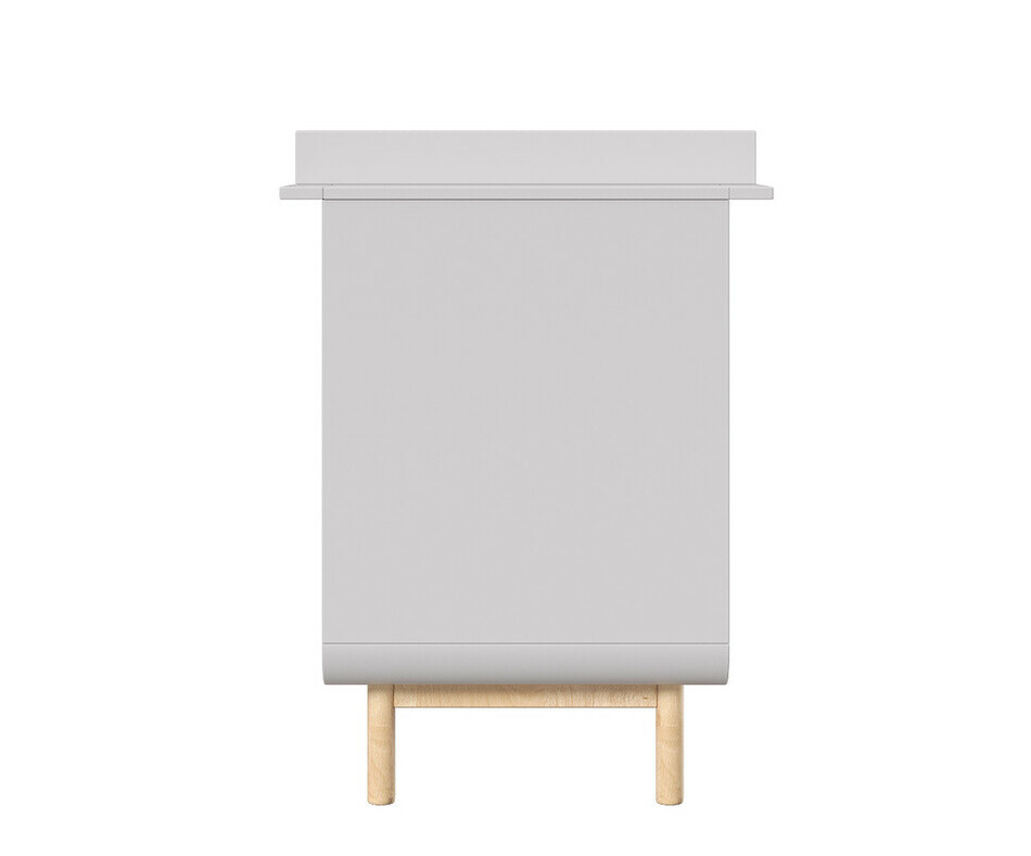 Commode  langer avec son plan  langer en option Kinona en bois vu de profil