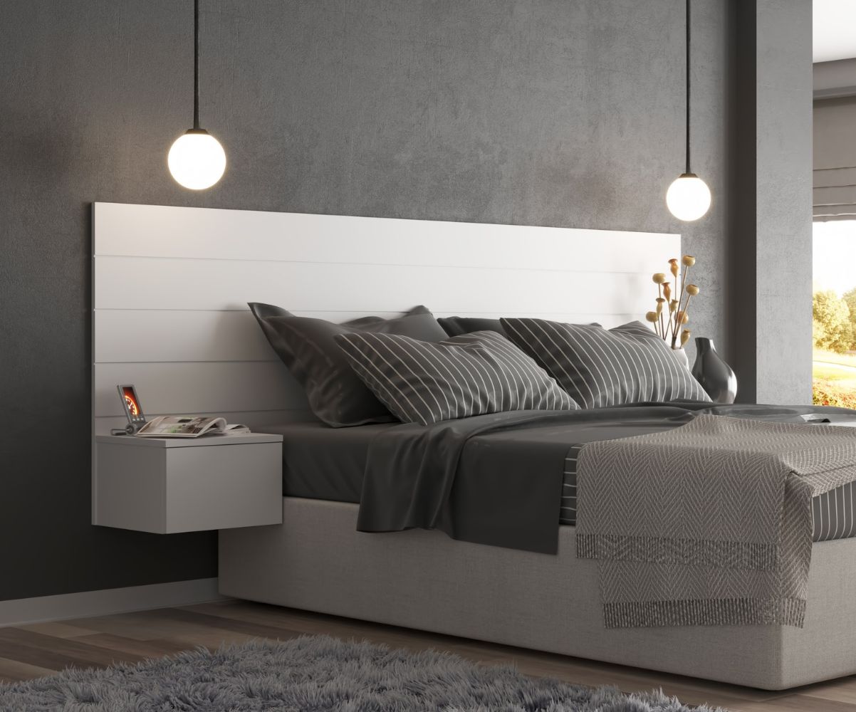 T�te de lit Fergus avec chevets int�gr�s