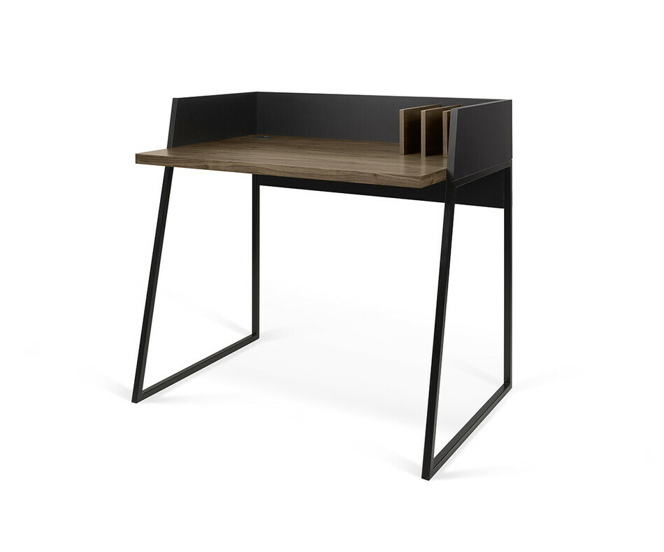 Bureau Valens intgre un passe-cbles 