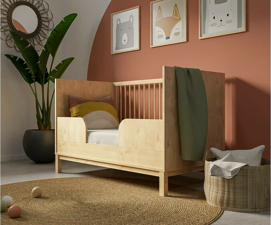 Lit enfant Rafael chambre modulable en bois naturel Lit enfant Rafael chambre modulable en bois naturel