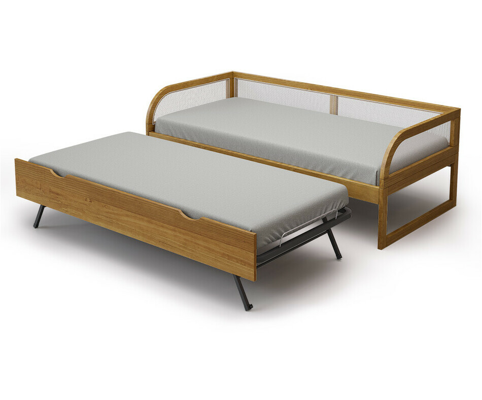 Sommier gigogne dpli lit pour adulte Adao