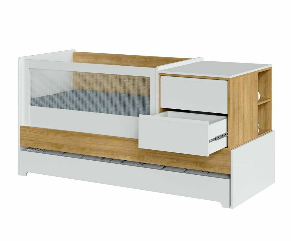 Lit volutif bb Skali - tiroir ouvert