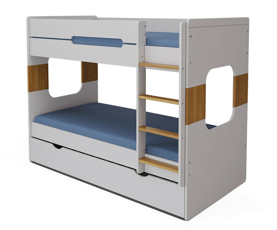 Lit superposé Spark avec matelas et tiroir en option Lit superposé Spark avec matelas et tiroir en option