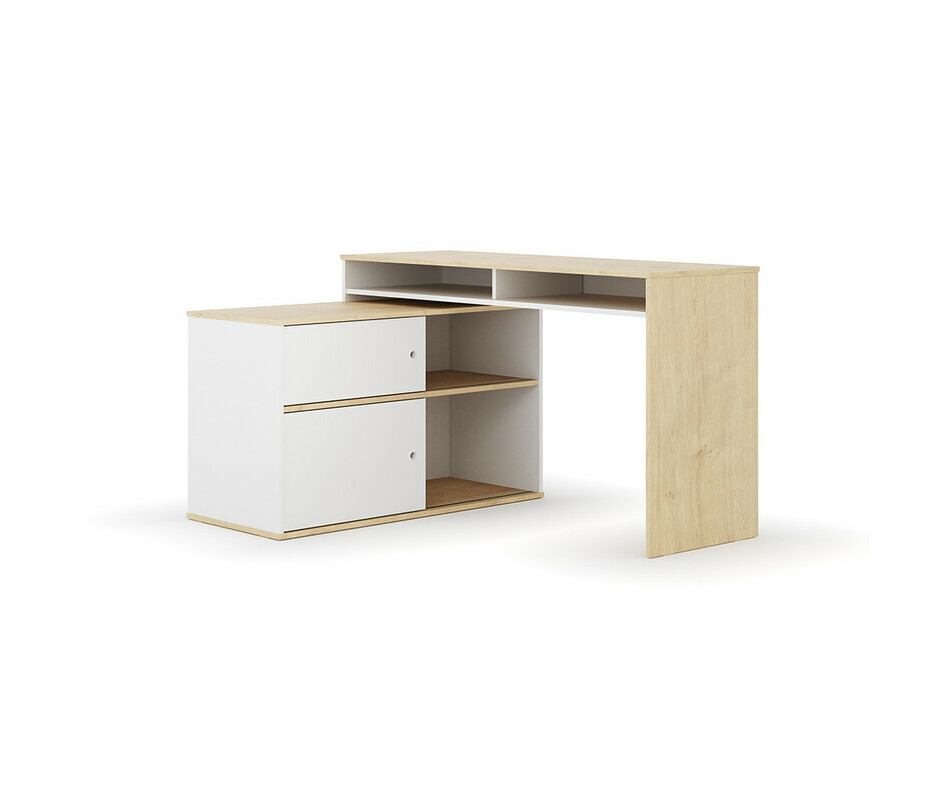 Bureau Bomy pour enfant en angle droit