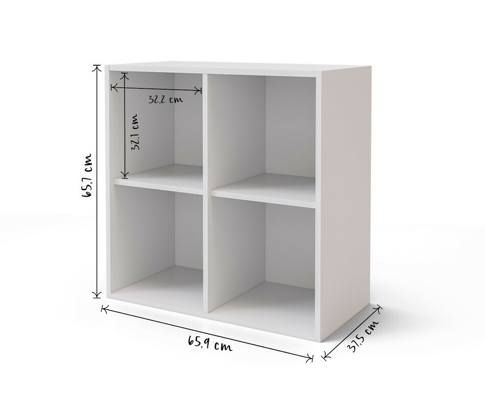 Dimensions cube de rangement 4 cases Dimensions cube de rangement 4 cases