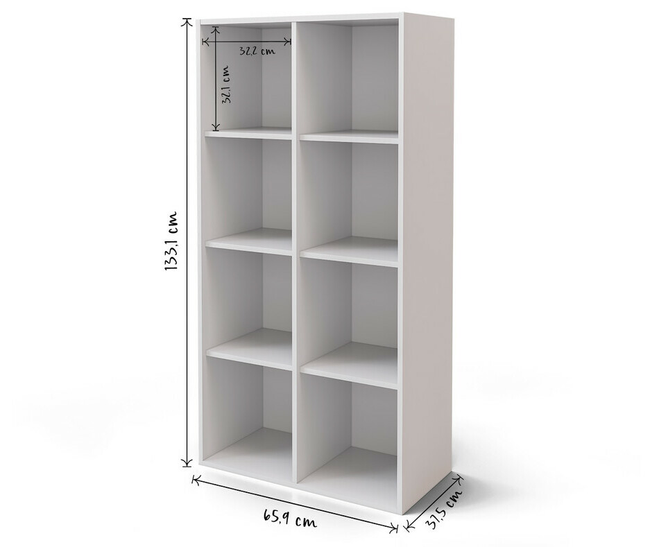 Dimensions cube de rangement 8 cases Dimensions cube de rangement 8 cases