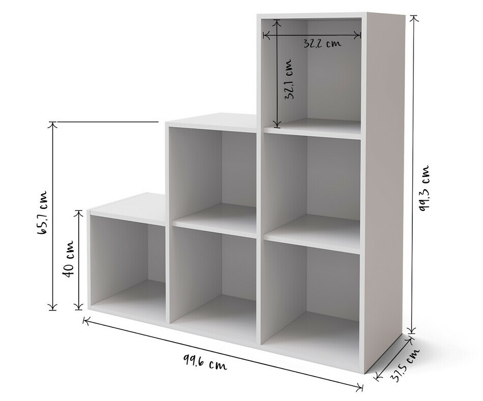 Dimensions escalier de rangement