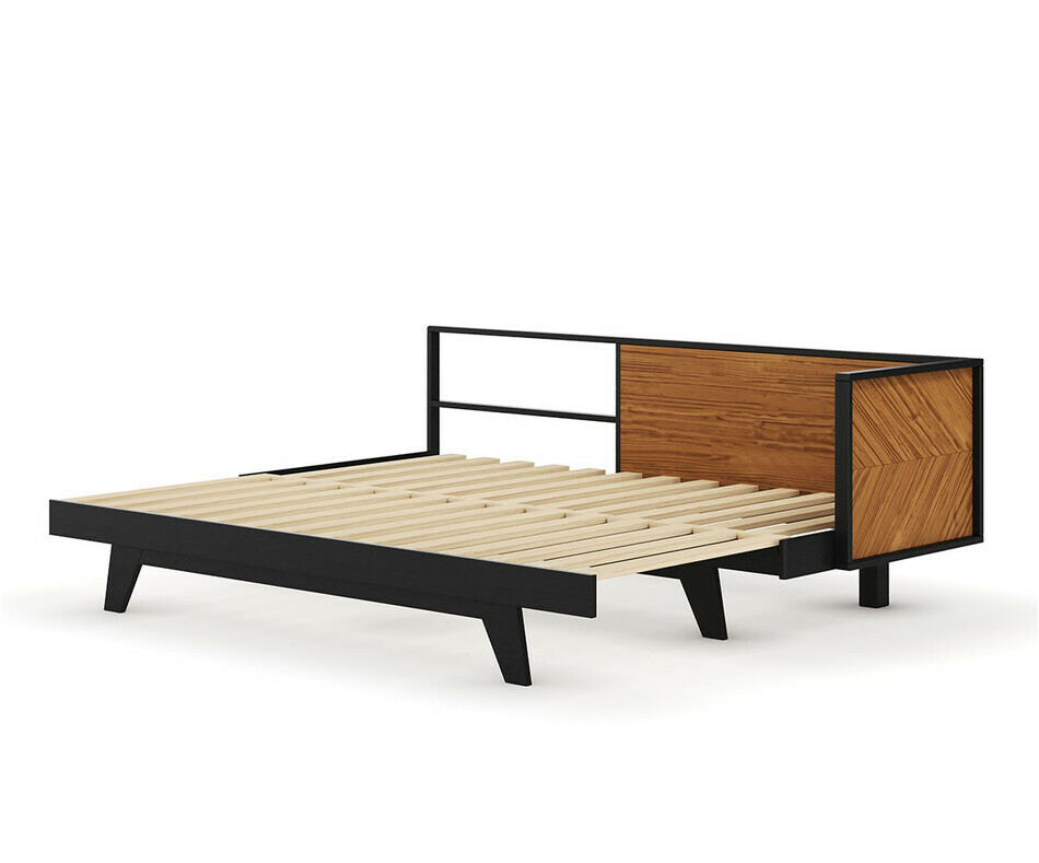 Lit gigogne Clife pour adulte sans matelas Lit gigogne Clife pour adulte sans matelas