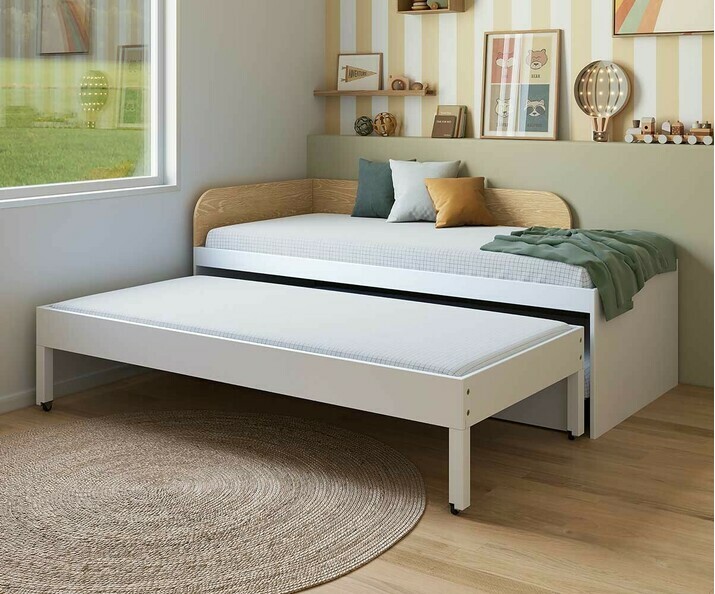Lit gigogne ado Riza avec 2me couchage ouverte