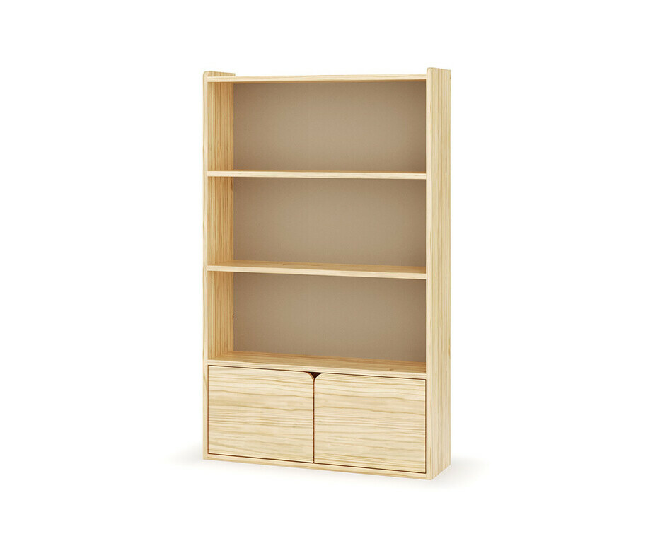 Etagère Nitra bois avec deux portes amovibles Etagère Nitra bois avec deux portes amovibles