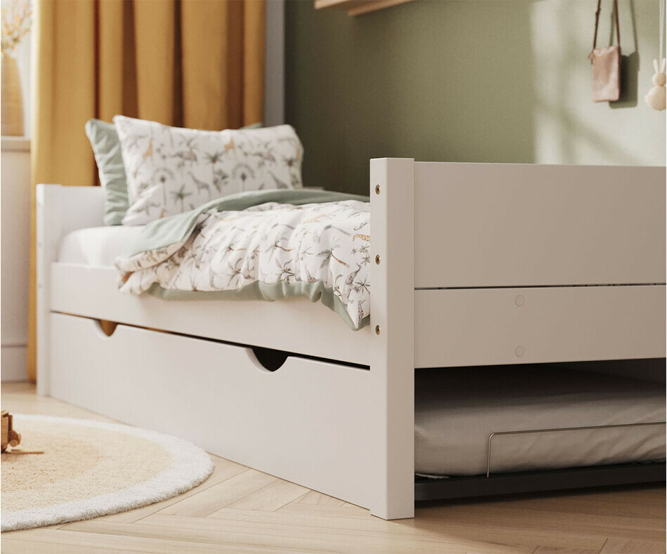 Dtail lit gigogne enfant Combeebed blanc