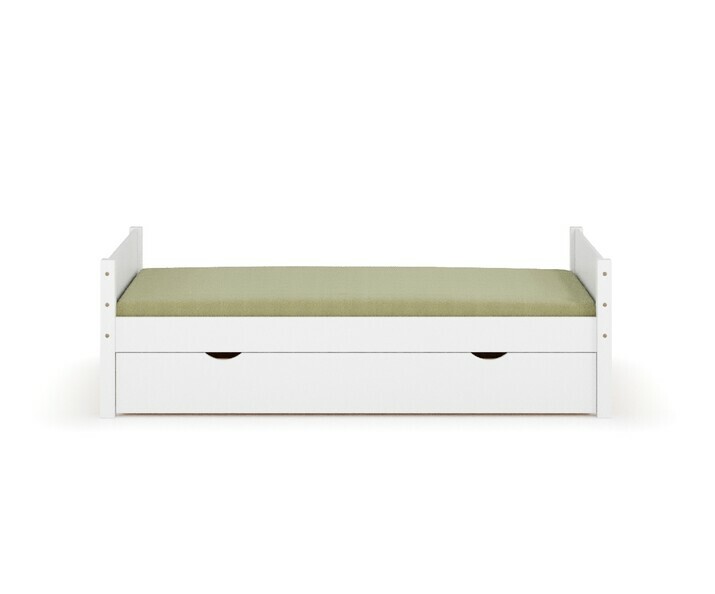 Lit gigogne enfant Combeebed blanc de face