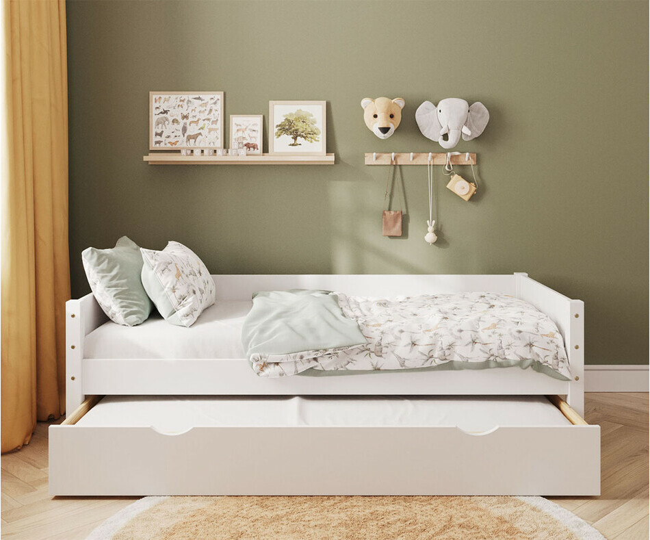 Tiroir de rangement ouvert pour le lit Combeebed banquette