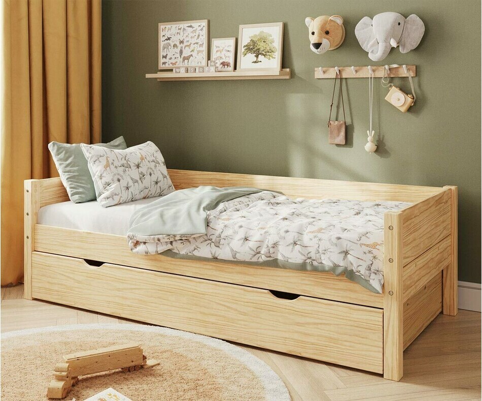 Lit enfant Combeebed bois avec tiroir de rangement
