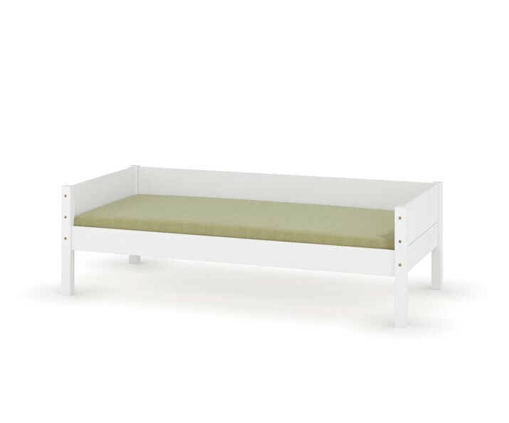 Lit enfant banquette Combeebed blanc avec matelas inclus