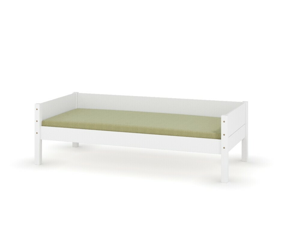 Lit enfant banquette Combeebed blanc avec matelas inclus