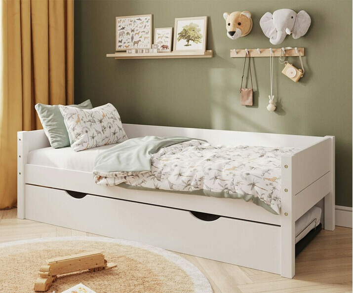 Lit banquette gigogne Combeebed blanc
