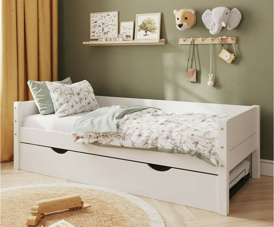 Lit banquette gigogne Combeebed blanc