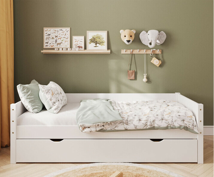 Lit gigogne banquette enfant avec matelas - Combeebed