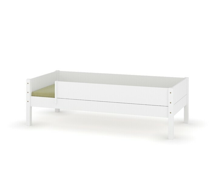 Lit enfant blanc Combeebed avec barrires de scurit amovibles