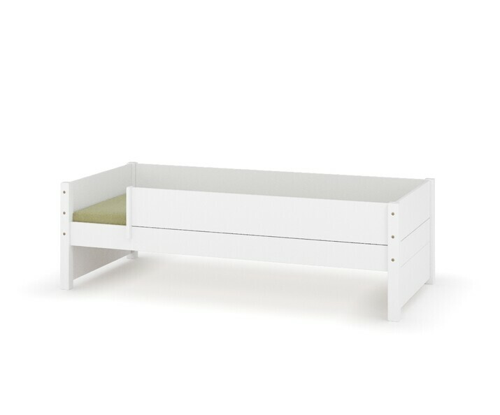 Lit enfant blanc avec barrires Combeebed et lot de 2 caches inclus