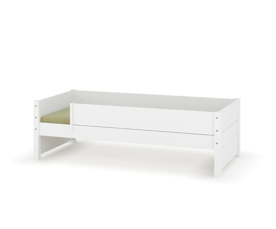 Lit enfant blanc avec barrires Combeebed et lot de 2 caches inclus