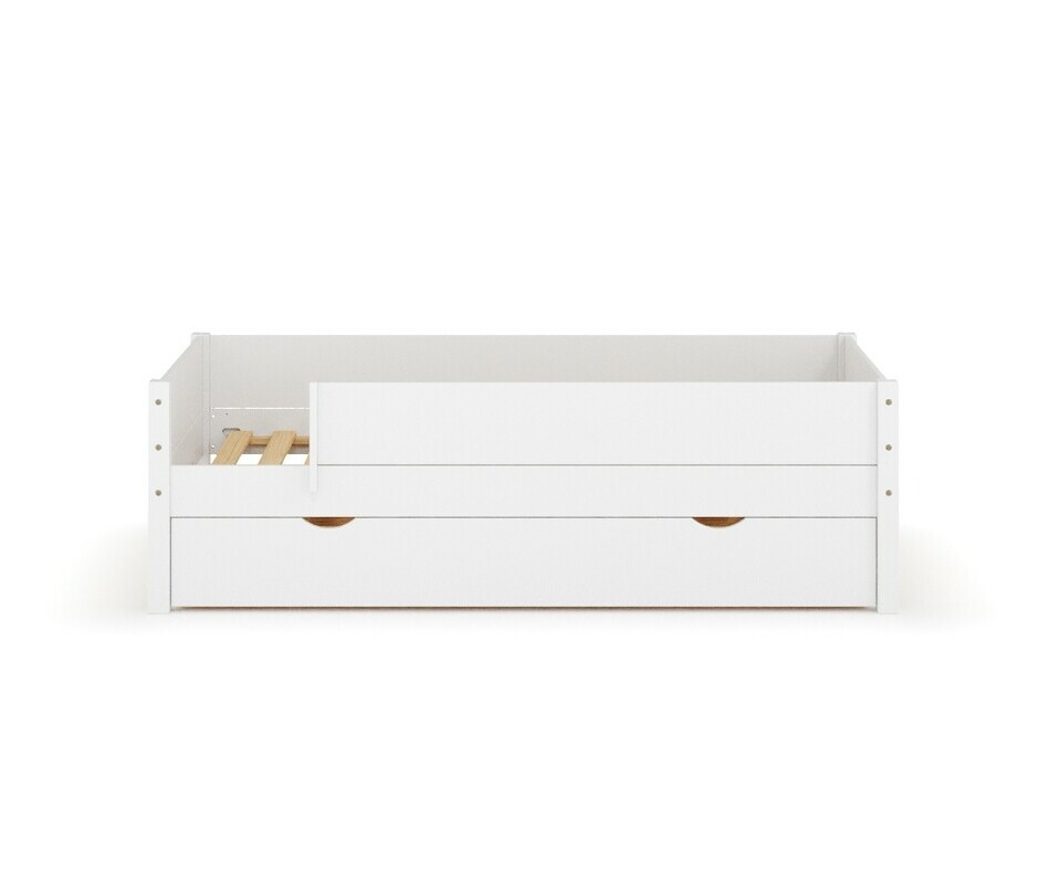 Lit enfant Combeebed blanc avec sommier  lattes inclus