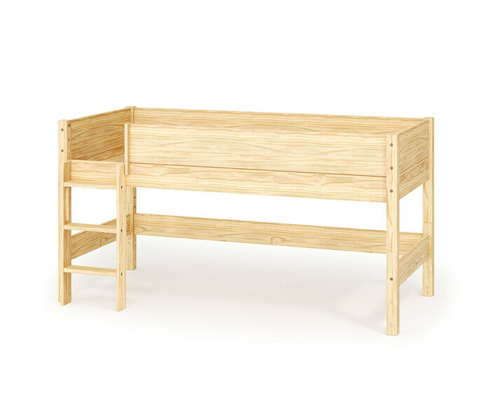 Lit mi hauteur Combeebed echelle grand cot bois