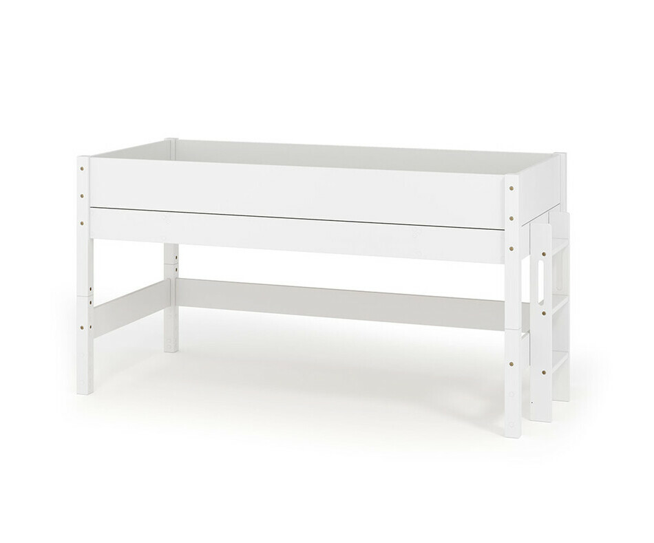 Lit mi hauteur Combeebed echelle petit cot blanc