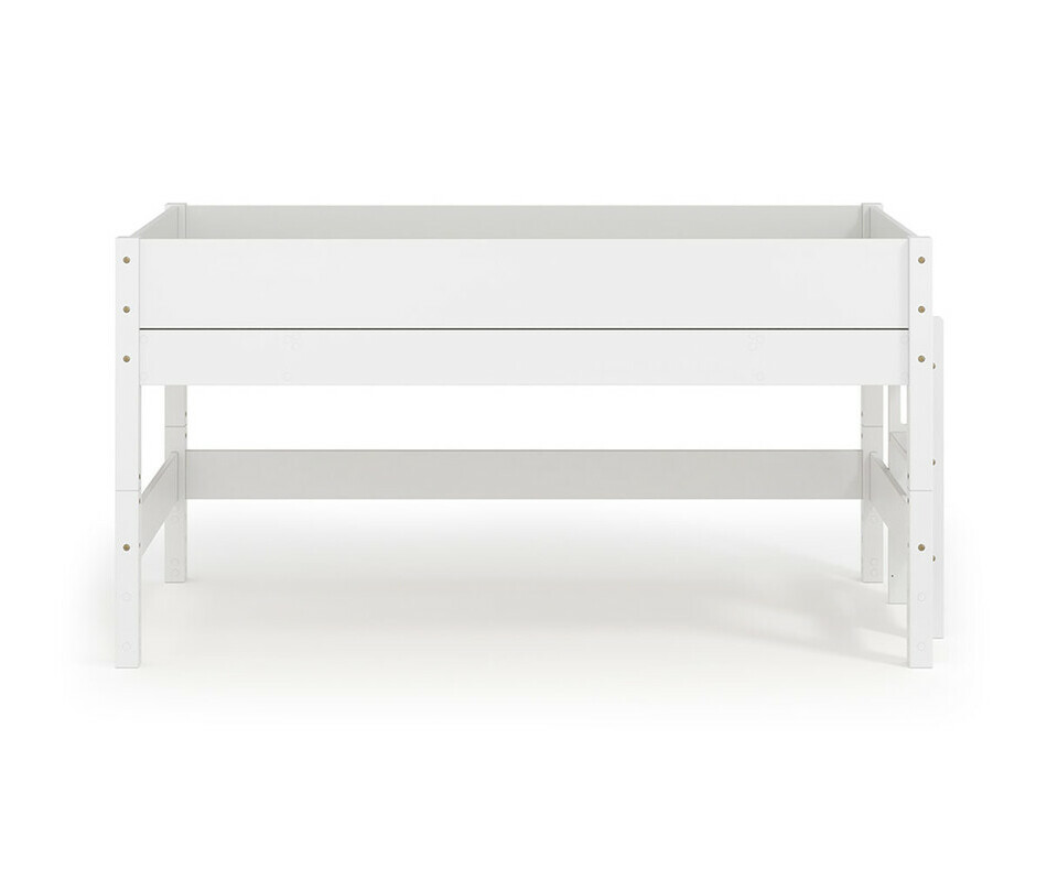 Lit mi hauteur Combeebed echelle petit cot blanc de face
