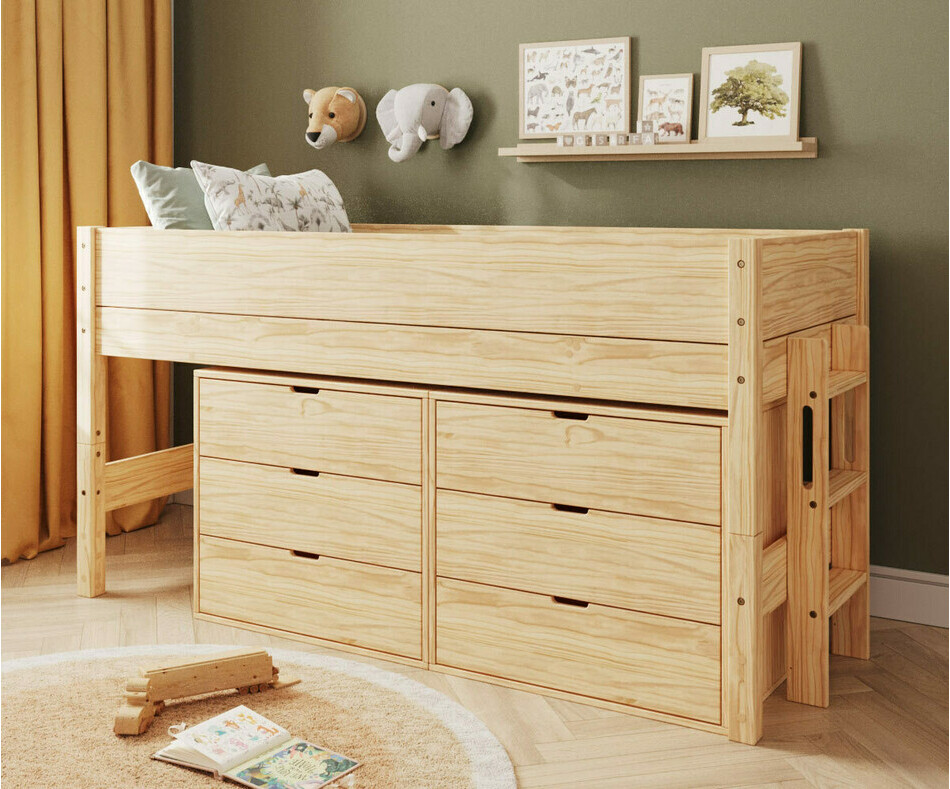 Lit enfant Combeebed bois avec commode