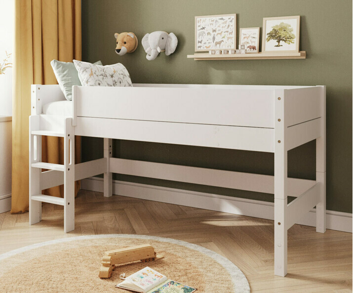 Lit mi-hauteur enfant avec matelas - Combeebed