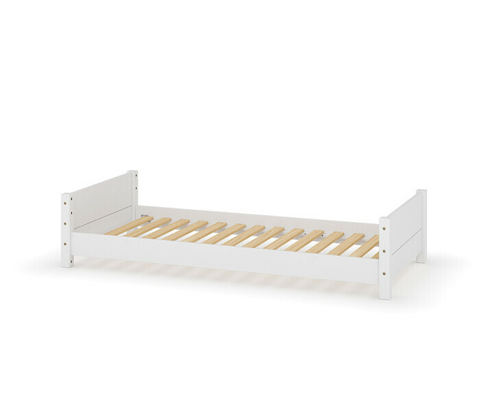 Lit enfant Montessori Combeebed finition blanche