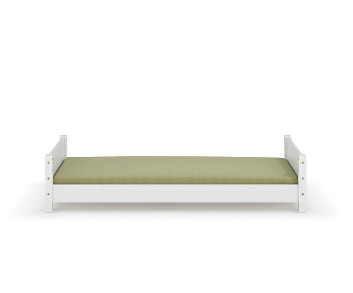 Lit enfant Montessori Combeebed finition blanche avec matelas en option