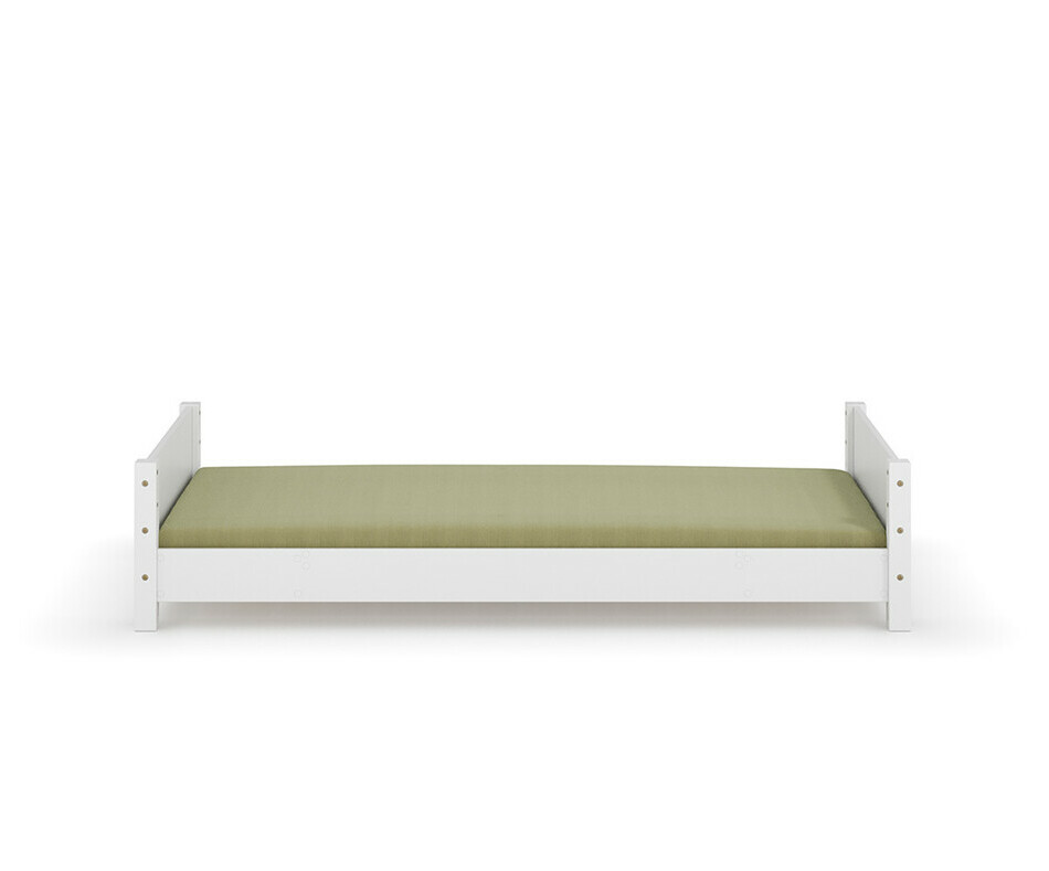 Lit enfant Montessori Combeebed finition blanche avec matelas en option