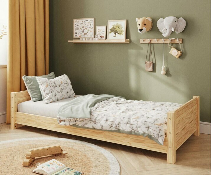 Lit Montessori Combeebed bois avec matelas