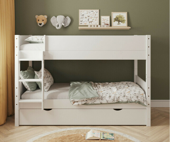 Lit superposé enfant avec sommier gigogne - Combeebed
