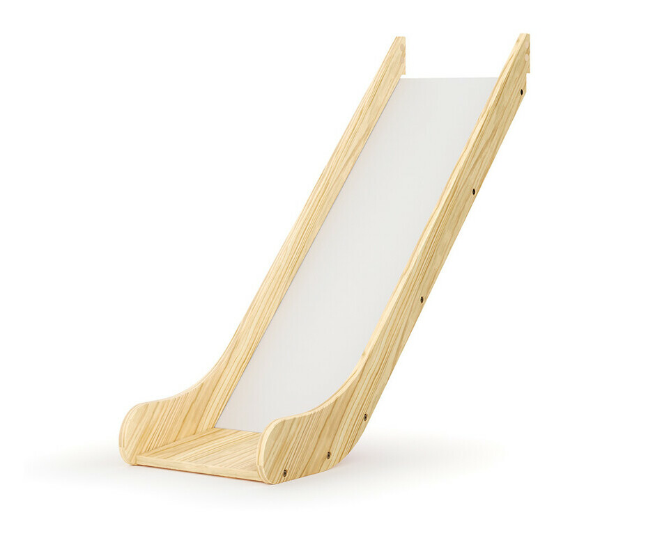 Toboggan bois pour lit enfant mi hauteur