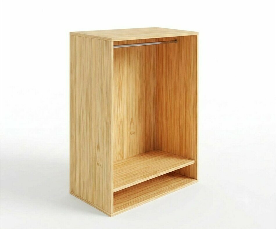 Armoire de rangement brut avec étagère modulable Armoire de rangement brut avec étagère modulable