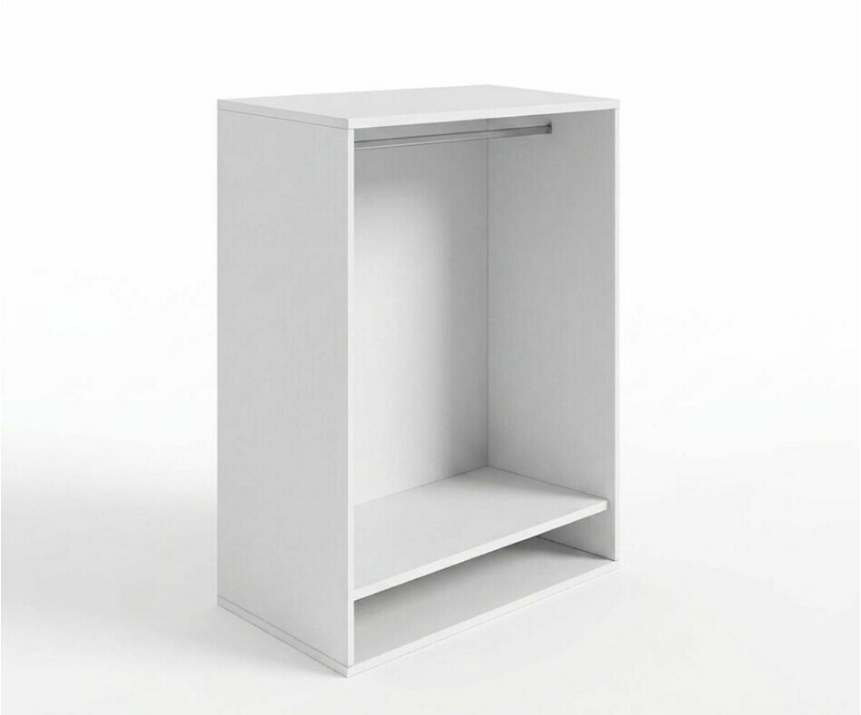 Armoire de rangement blanche avec �tag�re modulable