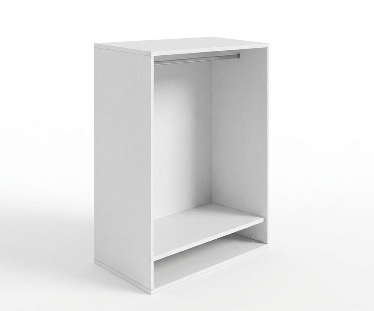 Armoire de rangement blanche avec �tag�re modulable
