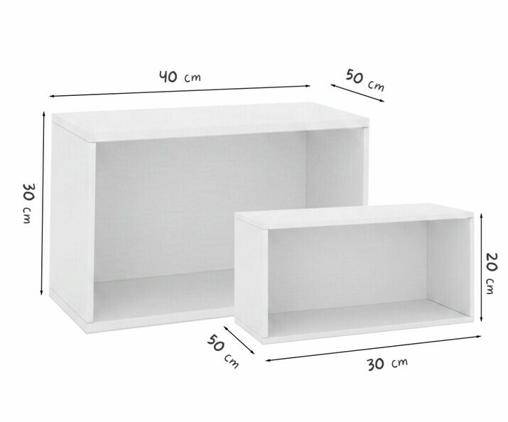 Dimensions caissons de rangement Combeebed Dimensions caissons de rangement Combeebed