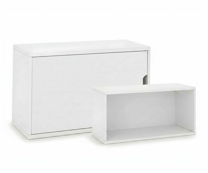 Niches de rangement blanches Combeebed + porte Niches de rangement blanches Combeebed + porte